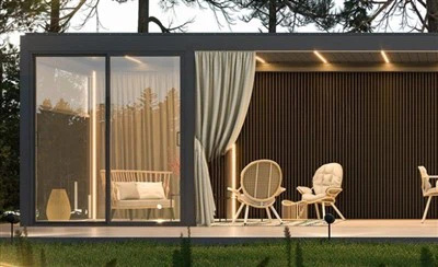 مدرن آلومینیوم موتوری ضد آب در فضای باز